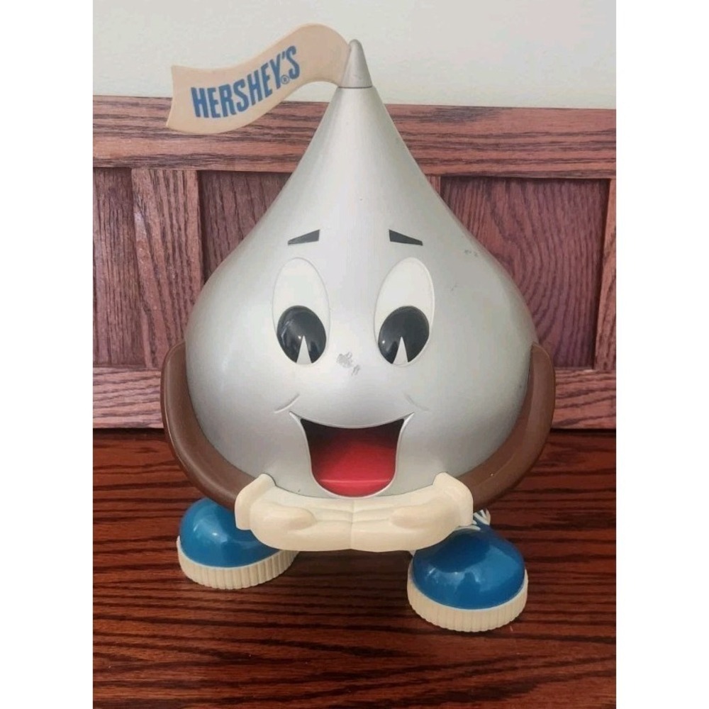 Vintage 1995 Hershey's Kiss‎ Collectible Plastic Candy Dispenser Decor